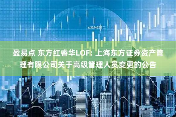 盈易点 东方红睿华LOF: 上海东方证券资产管理有限公司关于高级管理人员变更的公告